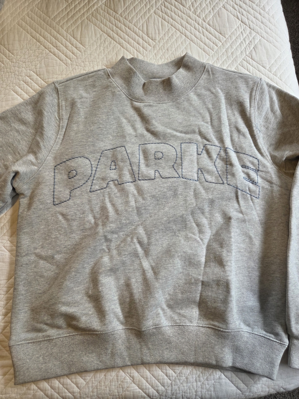 Parke Grey Sweatshirt XXS/XS NWT